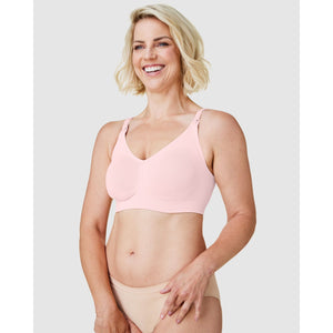 Body Silk Wirefree Seamless Maternity & Nursing Bra Chalk Pink