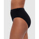 Separates Full Coverage Shaping Bikini Bottoms-Black