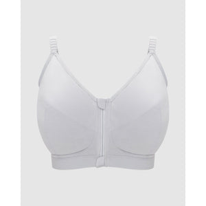 Fearne Organic Cotton Wirefree Front Open Bra - Style Gallery