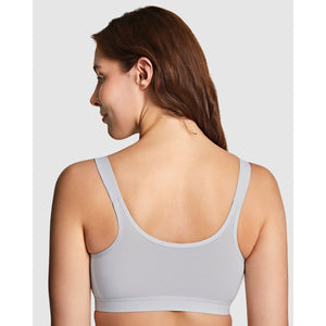 Fearne Organic Cotton Wirefree Front Open Bra - Style Gallery