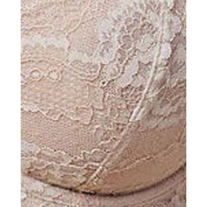 Minx Wired Lace Balconette Bra Cashmere/Blush