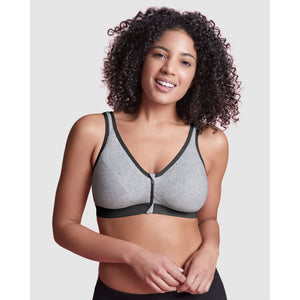 Eden Organic Cotton Wirefree Front Open Bra - Style Gallery