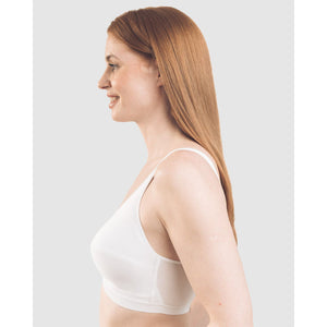 Comfi Cotton Wirefree Press Stud Front Open Bra