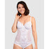 Arum Underwire Lace Bodysuit-White