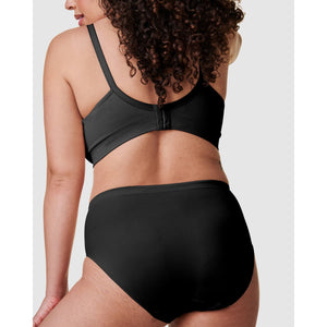 Recycled Nylon, Cotton & Modal High Waist Seamless Brief