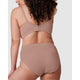 Recycled Nylon, Cotton & Modal High Waist Seamless Brief