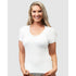 Women's Short Sleeve Organic Cotton T-Shirt-White