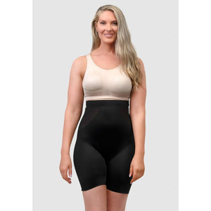 Total Contour Hip, Tummy & Thigh Slimmer Shaping Shorts-Black