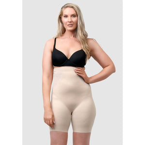 Total Contour Hip, Tummy & Thigh Slimmer Shaping Shorts-Warm Beige