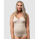 Minimiser Cup Shaping Bodysuit With Lace-Light Beige