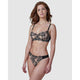 Entice Wired Sheer Lace Balconette Bra Black/Nylon