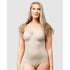 Moulded Underwire Cup Shaping Bodysuit-Light Beige