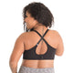 Alyssa Seamless Wirefree Nursing Bra-Jet Black