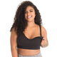 Alyssa Seamless Wirefree Nursing Bra-Jet Black