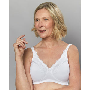 Jasmine Wirefree Full Cup Mastectomy Bra with Cotton