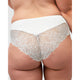 The Friday Sustainable Lace Trim Brief-Ecru