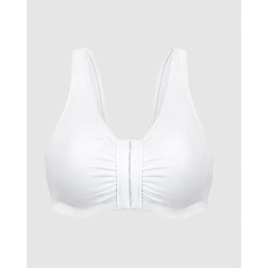 Front Close Wirefree Low-Impact Cotton Sports Bra - Style Gallery