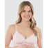 Striped Cotton Lightly Lined Wirefree Plunge Bra