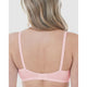 Striped Cotton Lightly Lined Wirefree Plunge Bra - Style Gallery