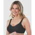 Satin Trim Wirefree Unlined Cotton Bra