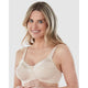 Satin Trim Wirefree Unlined Cotton Bra - Style Gallery