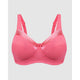 Satin Trim Wirefree Unlined Cotton Bra - Style Gallery