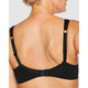 The Wednesday Wireless T-Shirt Bra with Padded Straps-Black