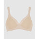 The Wednesday Wireless T-Shirt Bra with Padded Straps-Clay