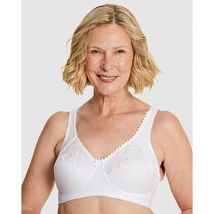 Grace Wirefree Cotton Full Cup Support Bra - Style Gallery