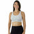 Serena Cotton Wirefree Racerback Plus Size Sports Bra-Heather Grey