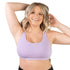 Serena Cotton Wirefree Racerback Plus Size Sports Bra