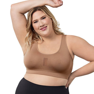 Steffi Cooling Seamless & Wireless Bra-Truffle