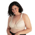 Nora Back Smoothing Wirefree Front Close Bra With Lace-Whisper Nude