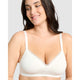 Agathe Comfortable Padded Wirefree Bra with Lace