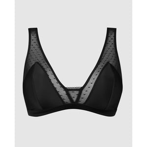 Rosie Cotton-Lined Wirefree Pull On Bralette - Style Gallery