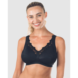 Robyn Wirefree Full Cup Support Bra with Cotton