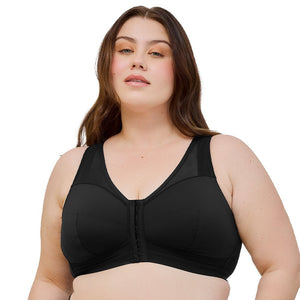 The Harper Plus Size Back Smoothing Wirefree Front Close Bra