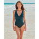 Plot Twist Valerie One Piece Shaping Swimsuit-Verdigris