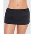 Shirred Tummy Control Skirted Bikini Bottom