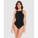 Moto Chic Daryl High Neck Tummy Control Swimsuit