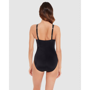 Moto Chic Daryl High Neck Tummy Control Swimsuit