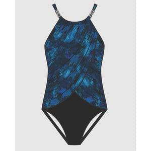 Hazy Daze Lisa Underwired High Neck Shaping Swimsuit - Style Gallery