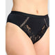 Coton D'Arum Organic Cotton Brief with Lace-Black