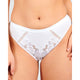 Coton D'Arum Organic Cotton Brief with Lace-White