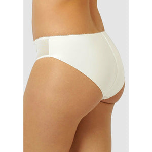 Ariane Classic Lace & Microfiber Brief-Ivory