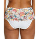 Arum Mosaic Mid-Rise Lace Brief-Graphic Leaf Print