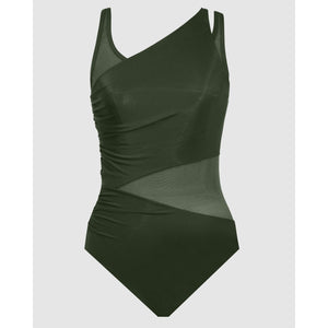 Network Azura Underwire Shaping Swimsuit-Nori