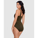 Network Azura Underwire Shaping Swimsuit-Nori