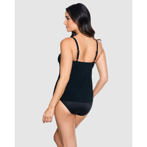 Razzle Dazzle Zing Loose Fit Tummy Hiding Tankini Top - Style Gallery