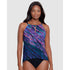 Mood Ring Slimming Peephole High Neck Tankini